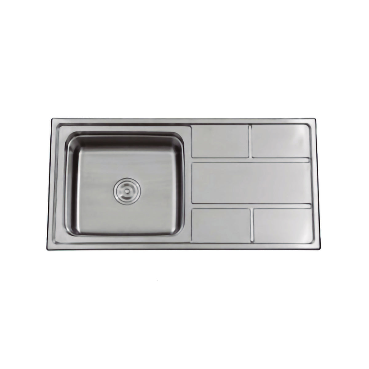 Lavadero Stainless Ft - 100X50D - Fratelli -